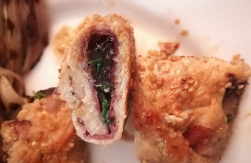 Involtini di pollo con verdure