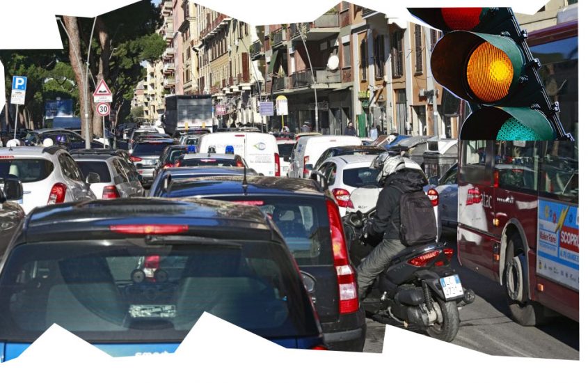 Roma, il traffico e la filosofia della vita
