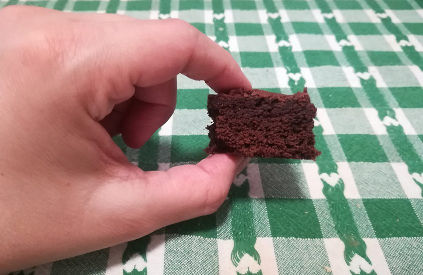 Brownies al cacao senza lattosio