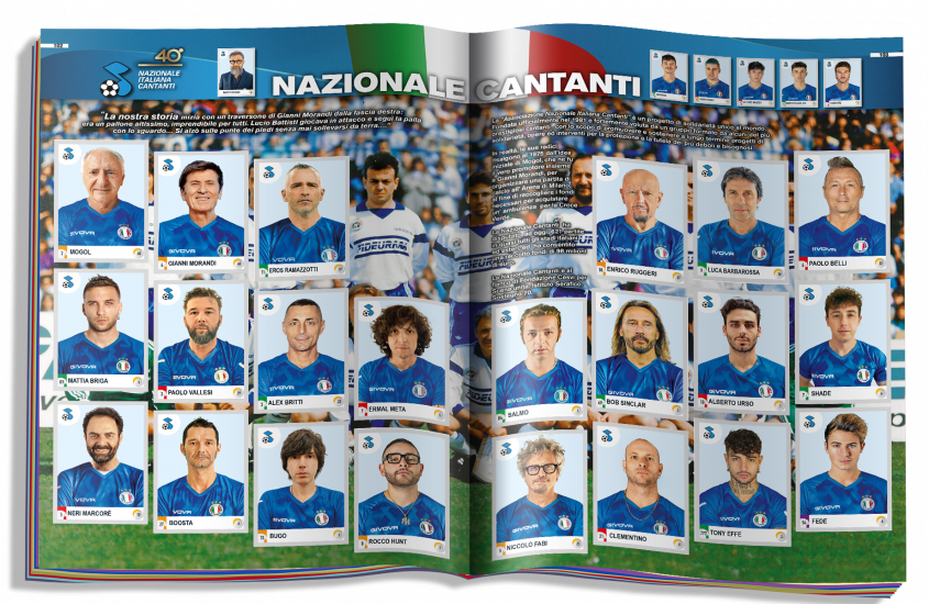 Figurine, che passione! La nazionale cantanti