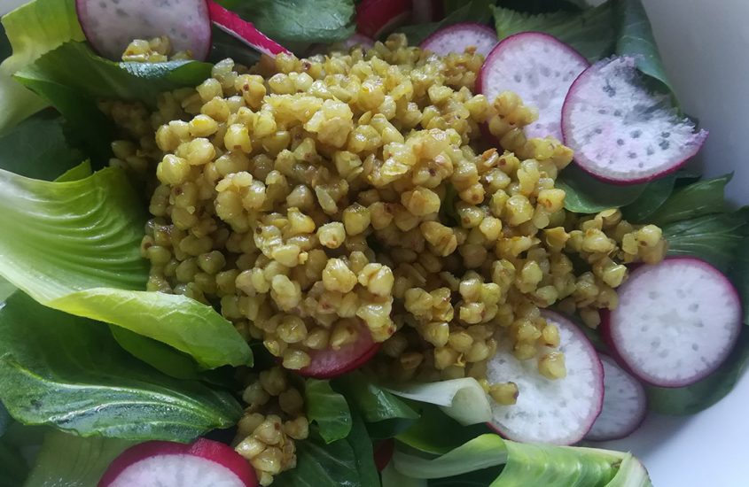 Radicchio detox con grano saraceno