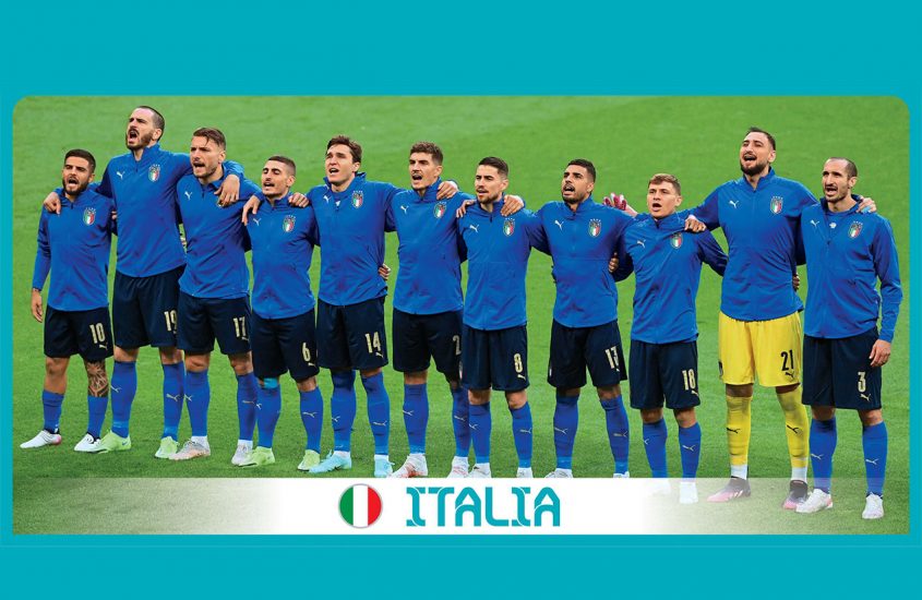 Italia Campione d’Europa. Le figurine del trionfo azzurro