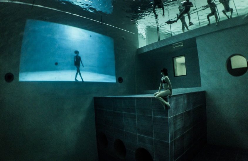 Proiezioni subacquee alla Mostra del Cinema di Venezia