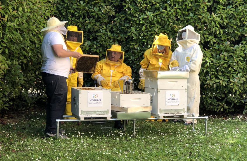 Bee Korian, il progetto che unisce anziani, giovani e api